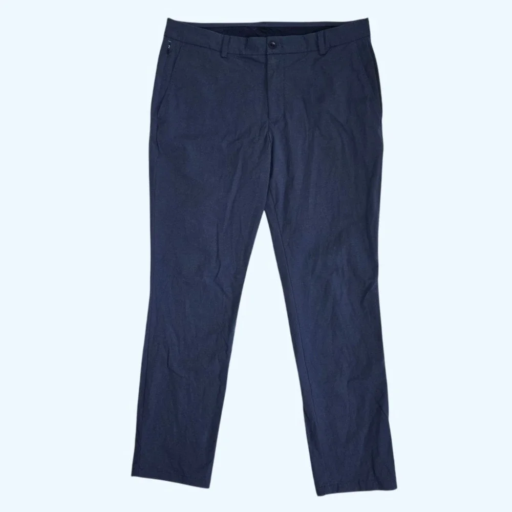 Vineyard Vines On The Go Pant Mens 36x32 Navy Blue Performance Chino Stretch OTG